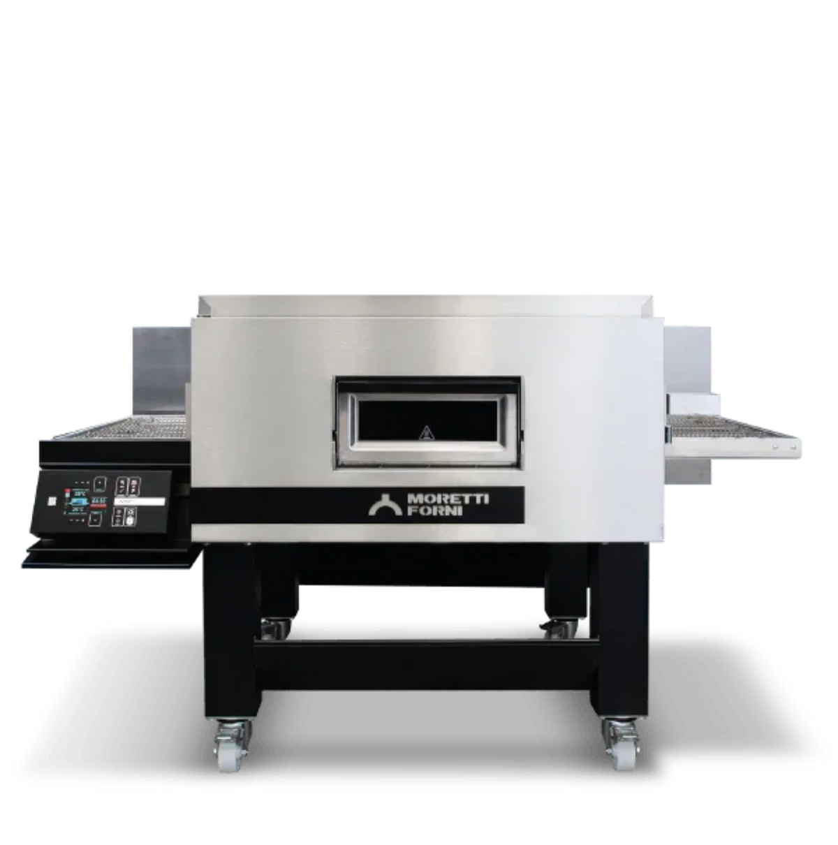 AMPTO Electric Conveyor Pizza Oven, 81"W x 60"D x 48-1/4"H, 25-3/4"W belt, single deck - TT96E1